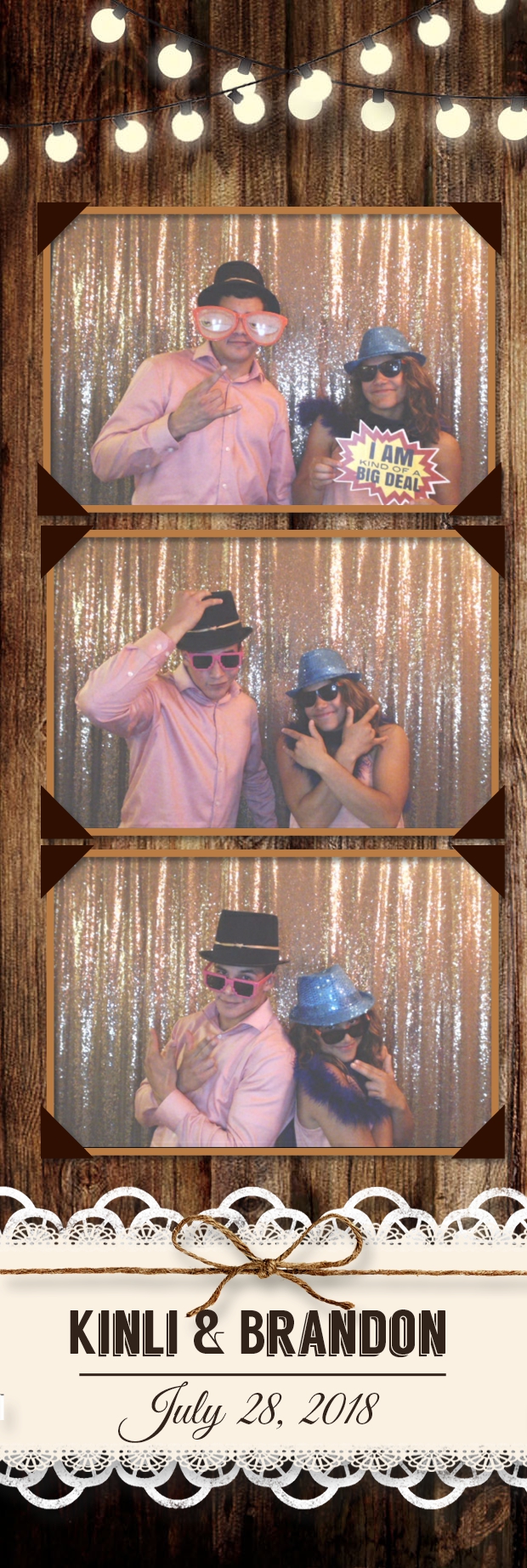 Kinli and Brandon's Wedding | View more photos from the event at gallery.photoboothbillings.com/u/PhotoBoothBillings/Kinli-and-Brandons-Wedding